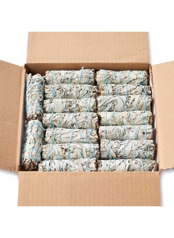 BLUE RIVER SAGE 25 White 4" ~ Smudge Sticks for Smudging & Cleansing Energy ~ Bulk / Wholesale ~ Sustainably Grown (25 Pack) - Image 3